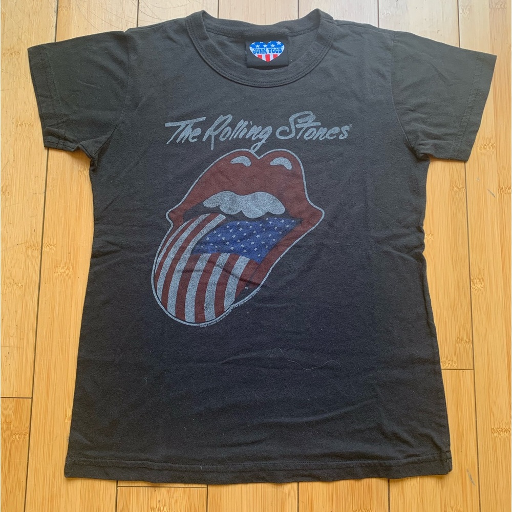 JUNK FOOD THE ROLLING STONES Graphic T-Shirt Double Sided